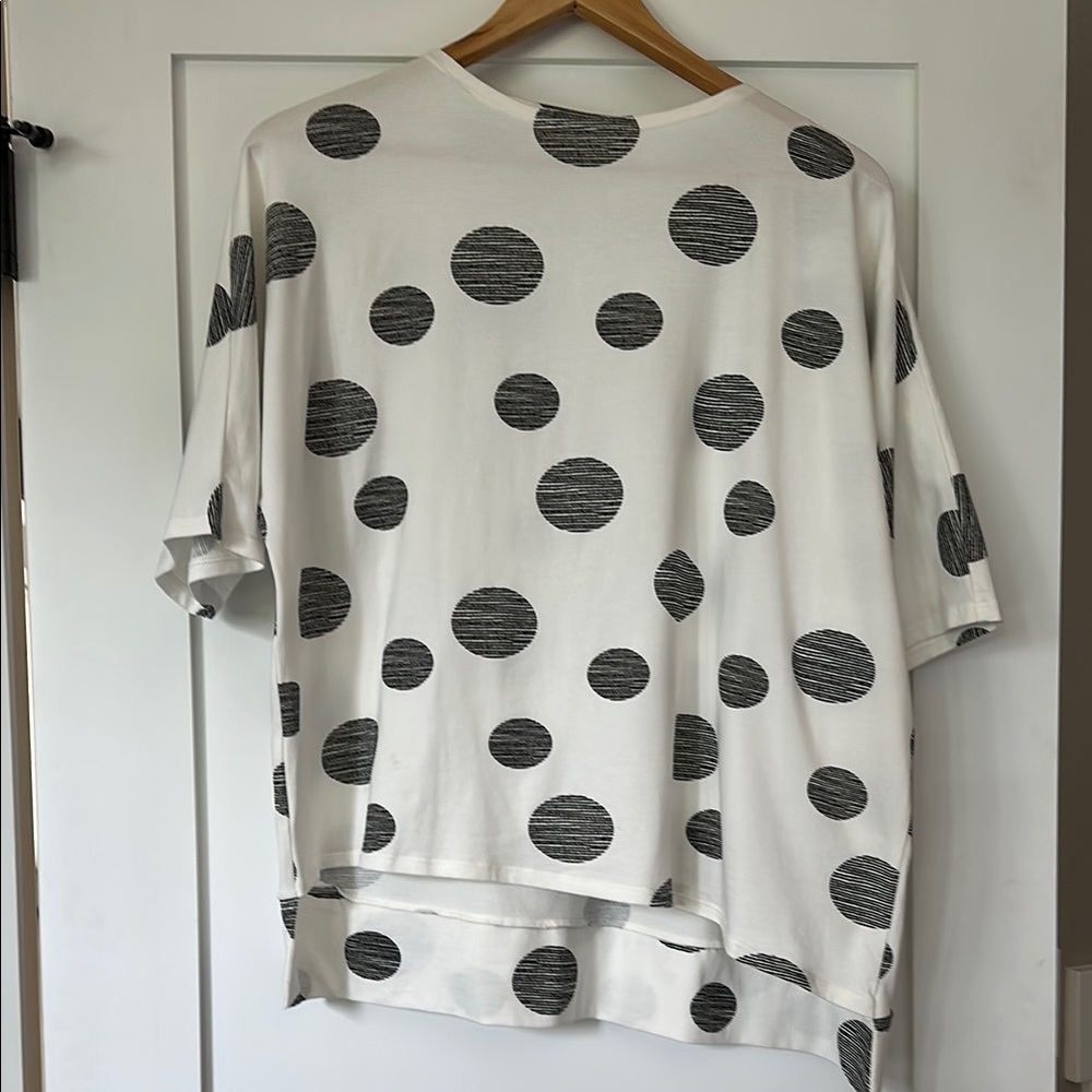 White Polka Dot T-Shirt
